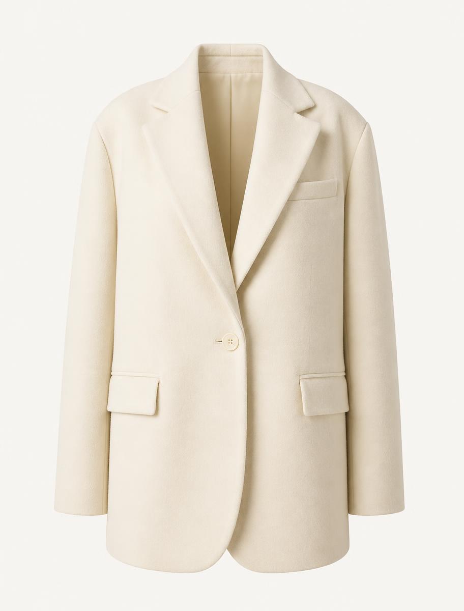 Ivory Oversized Blazer
